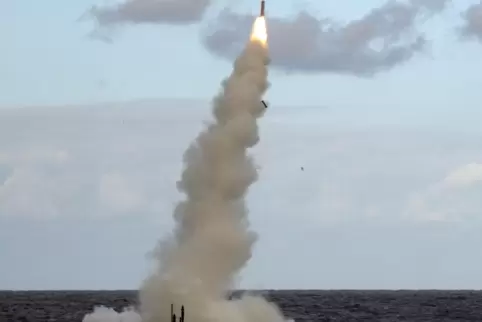 Auch die Briten modernisieren ihr Atomarsenal. Das Archivfoto (2011) zeigt eine Tomahak Land Attack Missile, abgeschossen von ei