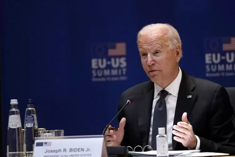 US-Präsident Joe Biden am Dienstag in Brüssel.