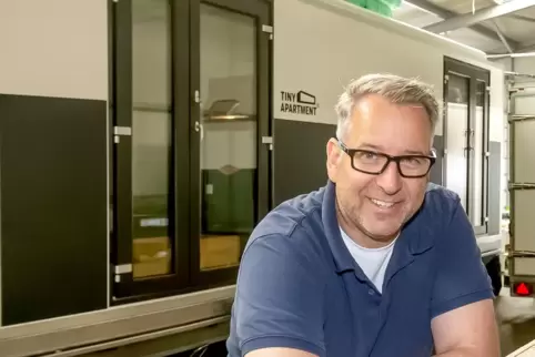Hotel, mobile Wohnung oder Wohnheim: Steffen Gross hat zahlreiche Ideen für das Tiny Apartment. 