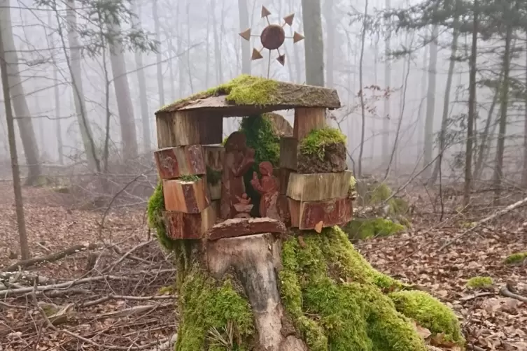 Seine Zauberwald-Skulpturen musste Udo Weilacher aufgeben. Doch jetzt hat er eine kreative Idee zum 800. Jubiläum der Ortsgemein