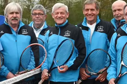 Am Freitag gefragt: von links Helmut Hauck, Sebastian Neumer, Werner Moock, Werner Meyer und Rainer Herrmann. 