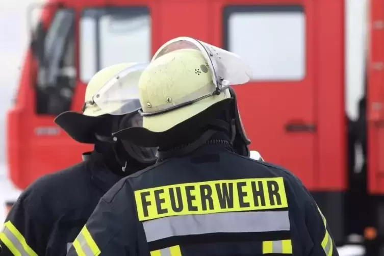 Der komplette Gefahrstoffzug der Feuerwehr Frankenthal war im Einsatz.