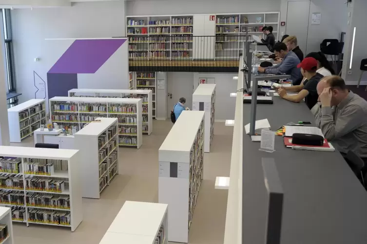 Die Ludwigshafener Stadtbibliothek.