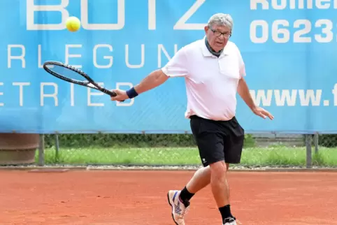 Sein Gegner war einfach zu schnell: Sebastian Neumer.