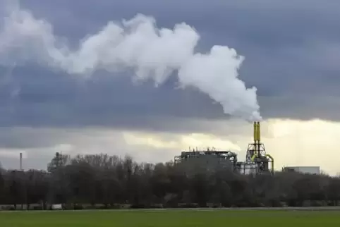 Der Eingang zur BASF-Kläranlage ist schon verlegt.