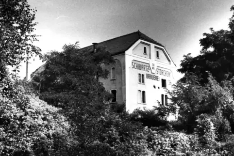 Die Speyerer Brauerei Schwartz-Storchen: Hier trafen sich die „Löwen“ regelmäßig. 