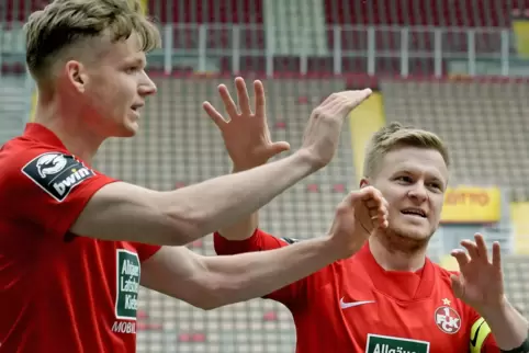 Bald wieder auf dem Platz vereint? Philipp Hercher (links) und Jean Zimmer. 
