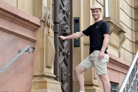 Fühlt sich wohl in der evangelischen Kirche: Lucas Trunk.