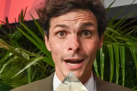 Freude über den Preis: Benjamin Martins am Montagabend in Berlin.