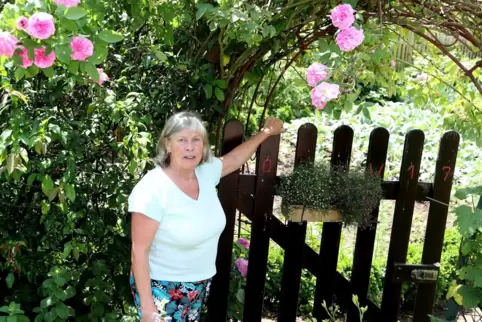 Ute Welker öffnet ihre Gartentür zum zweiten Mal für die Öffentlichkeit. 