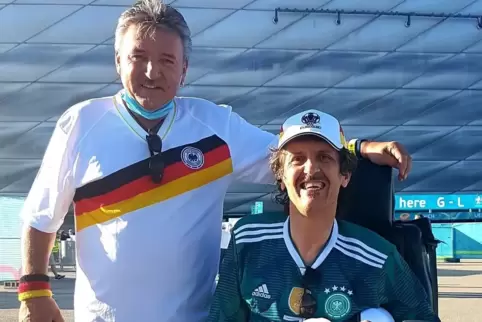 Richard Wagner (rechts) und sein Freund Siegfried Wolsiffer.