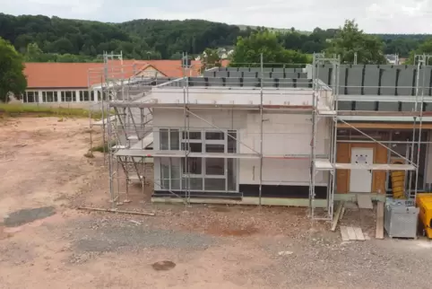 Der Neubau des Kindergartens ruht derzeit. 