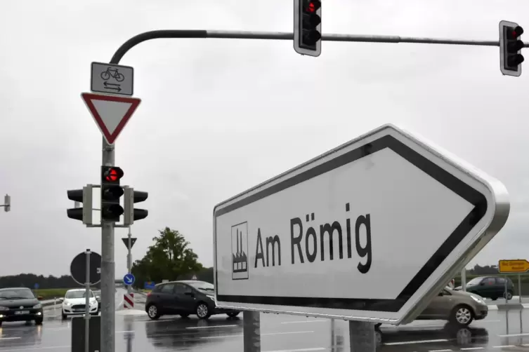 Über die Ausbaukosten des Verkehrsknotenpunkts Am Römig könnte es noch schwierige Verhandlungen mit der Nachbarstadt Ludwigshafe