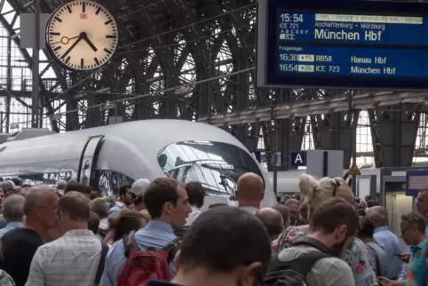 Zumindest in Vor-Corona-Zeiten herrschte im Frankfurter Hauptbahnhof oft dichtes Gedränge.