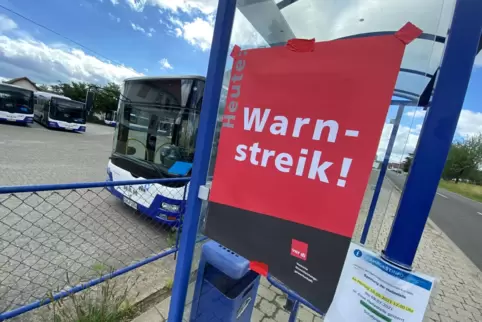 Palatinabus-Betriebshof in Edenkoben.