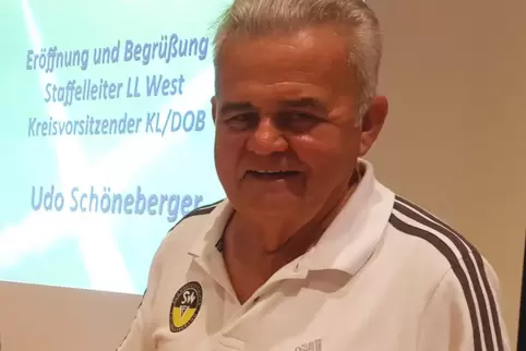 „Es gibt zunächst einmal relativ kleine Klassen, dafür viele Derbys“, sagt Udo Schöneberger, Fußballkreisvorsitzender Kaiserslau