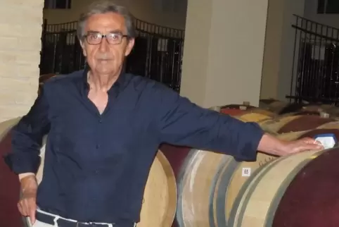 Riccardo Cotarella in seinem Weinkeller. 
