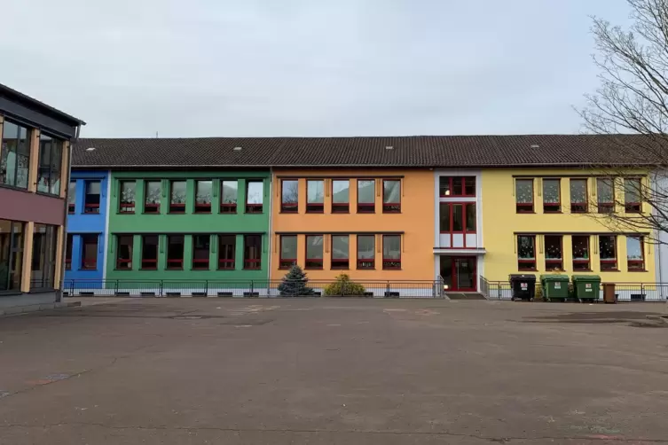 Ab sofort mit Bewegungsparcours: An der Grundschule Martinshöhe – unser Bild entstand 2019 – wurde ein neuer Spielplatz angelegt