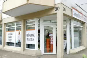 Der neue Secondhand-Markt in der Schäferstraße. 