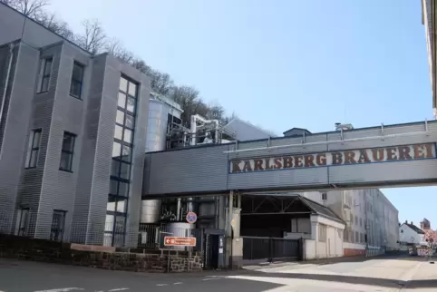 Wichtiger Arbeitgeber im Saarpfalz-Kreis: die Karlsberg-Brauerei in Homburg. 