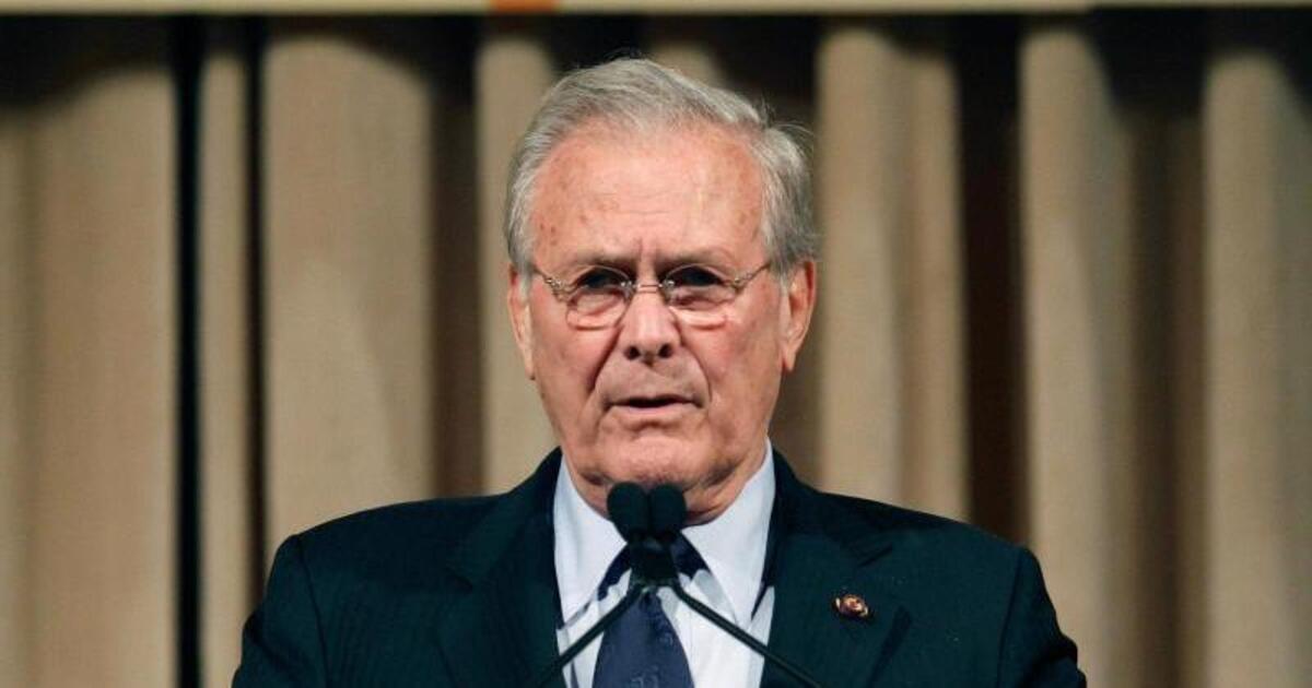 Ex-US-Verteidigungsminister Donald Rumsfeld ist tot ...