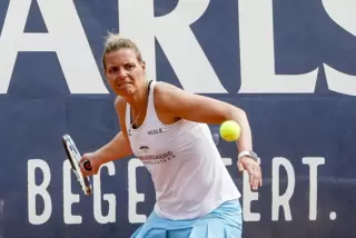  Sie will im Derby mit ihrer Mannschaft die eindrucksvolle Siegesserie fortsetzen: Nicole Halfmann vom Park TC Siegelbach. 