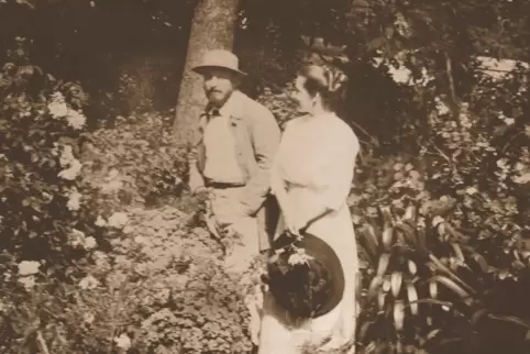 Hans Purrmann und Mathilde Vollmoeller-Purrmann auf Korsika 1912. 
