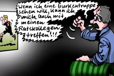 Fußball-Frust.