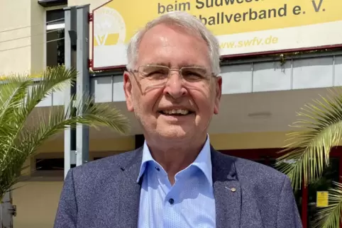Geht in seine letzte Amtszeit als Präsident des Südwestdeutschen Fußballverbandes: der Haßlocher Hans-Dieter Drewitz. 