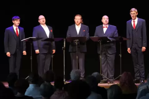 Fünf Herren mit Charme und Witz: Ensemble Nobiles.