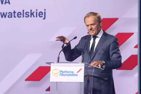 Bringt sich gegen den amtierenden Premier Jaroslaw Kaczynski in Stellung: Donald Tusk. 