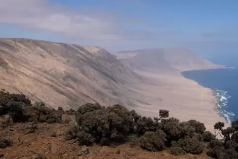 Das chilenische Küstengebirge im Parque Nacional Pan de Azúcar.