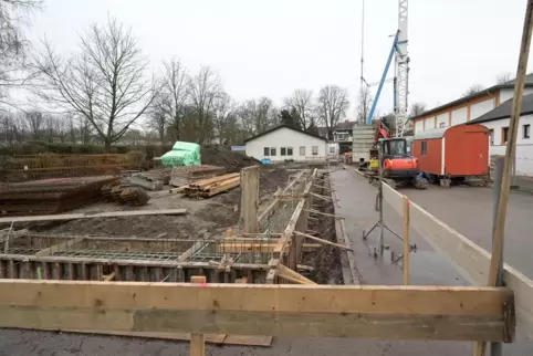 Baubeginn im Januar 2020: In der Raiffeisenstraße entsteht eine neue Halle.