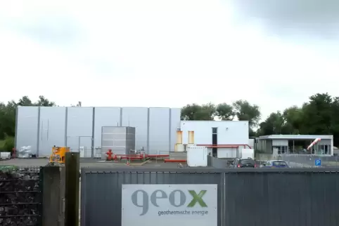 Das Erdwärmekraftwerk im Süden landaus. 