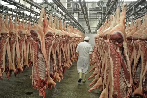 Für Landwirte mit Schweinezucht, ist der Schlachthof ein wichtiger Wirtschaftsfaktor. 