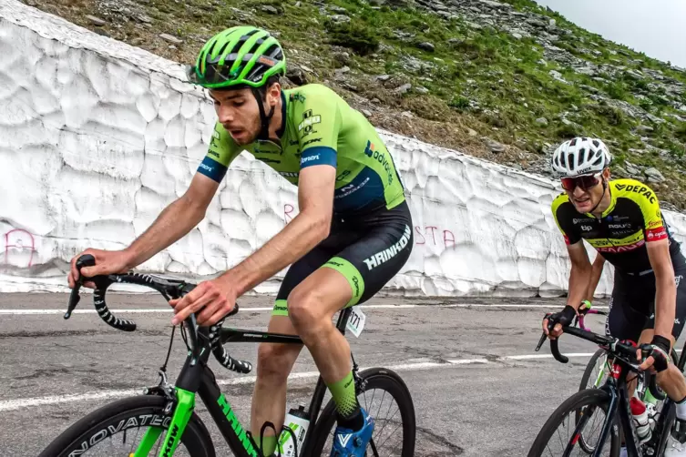 Jonas Rapp wird bei der Sibiu Cycling Tour als bester Deutscher Achter in der Gesamtwertung.