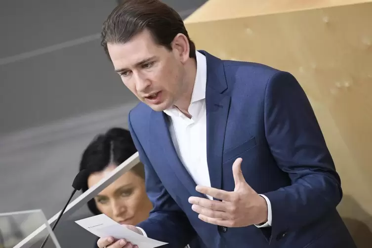 Auch Österreichs Bundeskanzler Sebastian Kurz hätte sich anstecken können. 