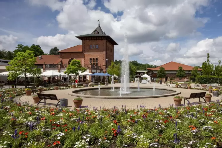 Der Eingangsbereich des heutigen Gartenschau-Parks in Kaiserslautern