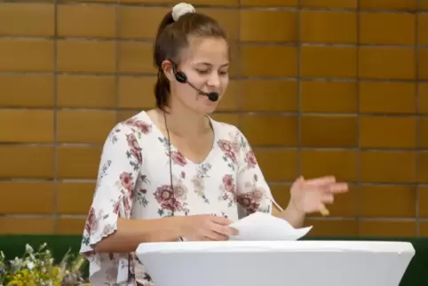  Elena Hartmann gewann mit ihrer Geschichte „Handle weise“ den dritten Platz.