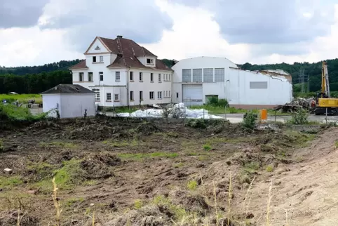 Die Arbeiten aus der Ferne betrachtet. 