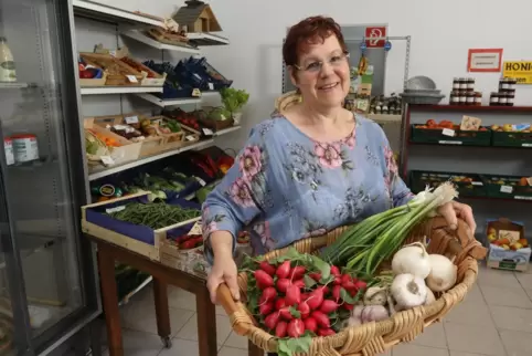 „So regional und saisonal wie möglich“ sind die Produkte, die Andrea Kästle in ihrem Laden anbietet.
