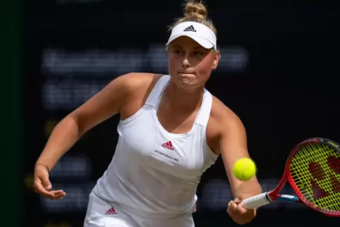 Unterlag im Juniorinnenfinale in Wimbledon: Nastasja Schunk vom BASF TC Ludwigshafen.