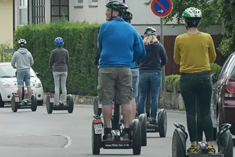 Mehrere Segway-Ausflüge sind geplant.