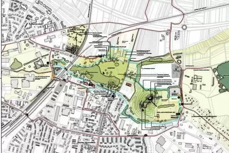 Die Planung für eine Neustadter Landesgartenschau umfasst fünf Teilbereiche.
