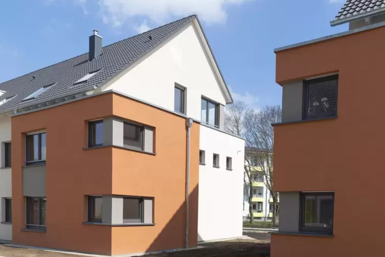 Neubauten der GAG im Ligustergang.