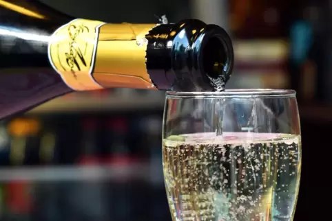 Perlendes Vergnügen: Prosecco. 