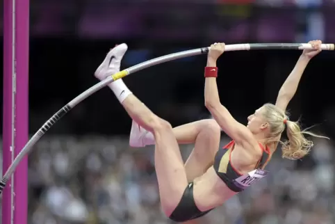 Lisa Ryzih bei der WM 2017 in London. 