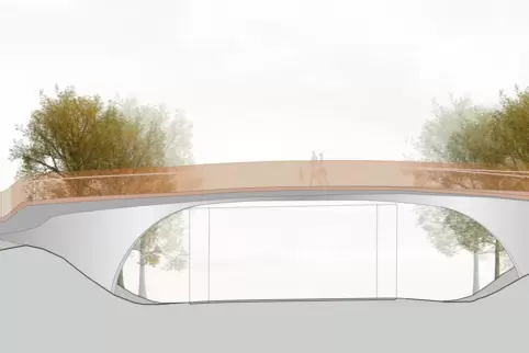 Ausschnitt: So soll die neue Brücke aussehen. 