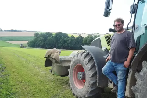 Christian Kau vom Stockbornerhof bei Reifenberg organisiert das Konzert der Dorfrocker am Donnerstag auf einer Wiese oberhalb se