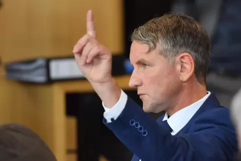 Björn Höcke hat ein Misstrauensvotum gegen Regierungschef Ramelow (Linke ) initiiert.